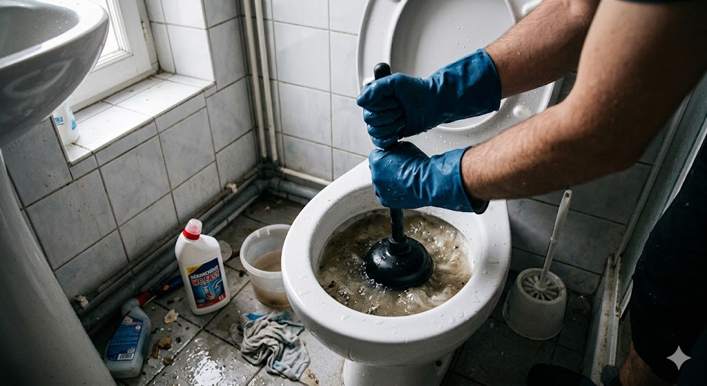 Intervention pour Débouchage WC